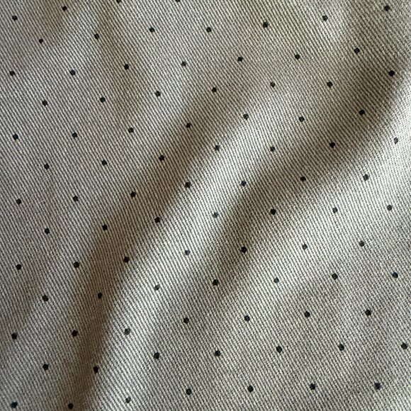 Linea Uomo Men's 38x30 Gray Polka Dot Jeans - Picture 3 of 4